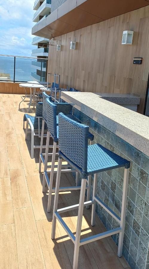 Loft Smart Farol Da Barra, Piscina Rooftop, Beira Mar No Farol Da Barra Salvador Kültér fotó